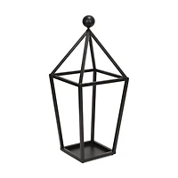 Black Metal Novara Open Lantern