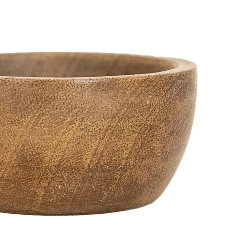 Natural Wood Pinch Bowls, Set of 3
