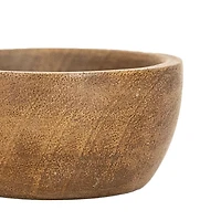 Natural Wood Pinch Bowls, Set of 3