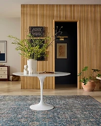 Anniston Lagoon Washable Area Rug, 5x8