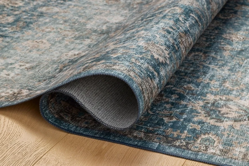 Anniston Lagoon Washable Area Rug, 8x10