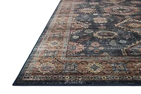 Anniston Denim Sunset Washable Area Rug
