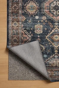 Anniston Denim Sunset Washable Area Rug