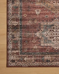 Anniston Spice Washable Area Rug, 5x8