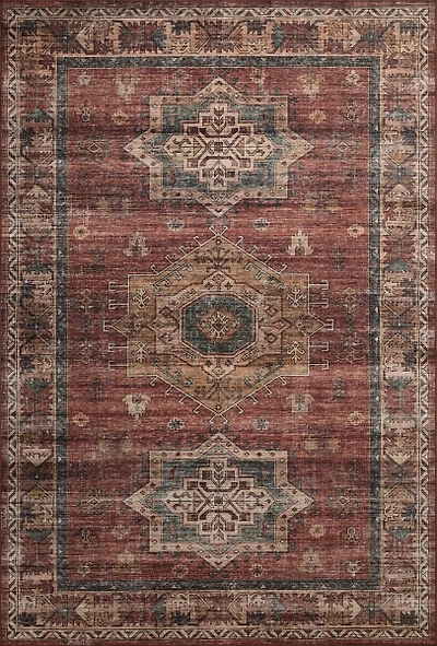 Anniston Spice Washable Area Rug, 5x8
