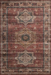 Anniston Spice Washable Area Rug, 5x8
