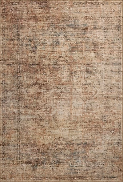 Anniston Clay Washable Area Rug