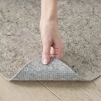 Gray Reversible Non-Slip Rug Pad, 9x10
