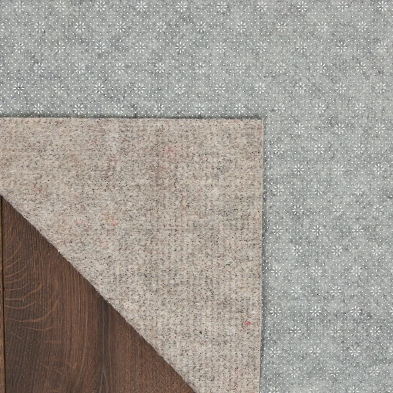 Gray Reversible Non-Slip Rug Pad, 9x10