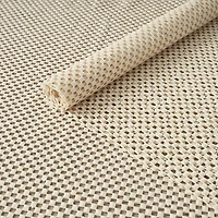 Ivory Gridlock Non-Slip Rug Pad, 9x12