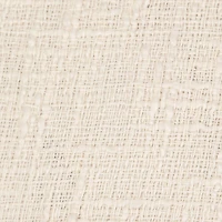 Round White Tassel Pillow