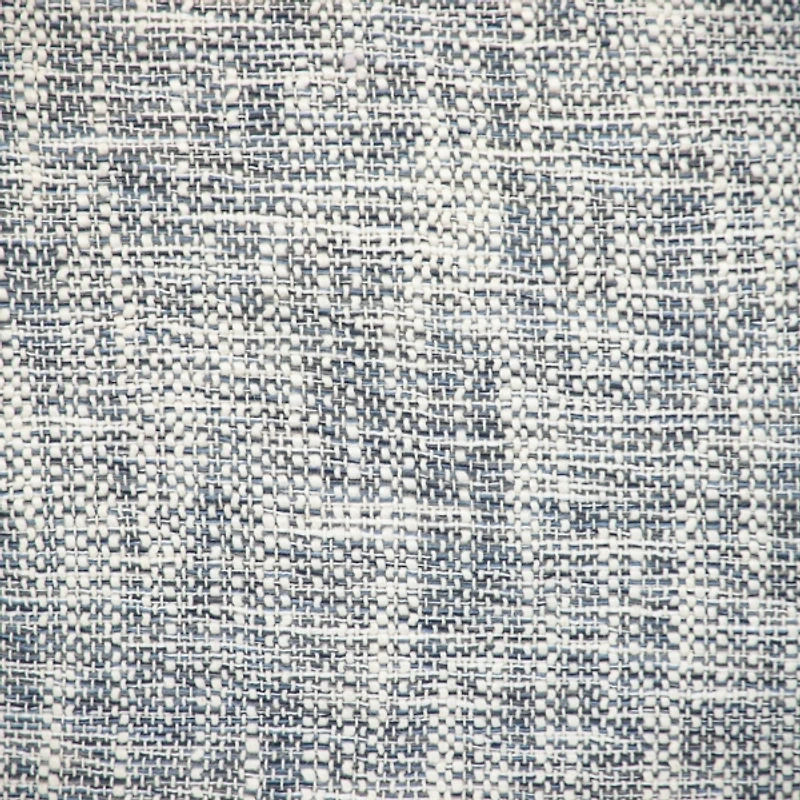 Blue Woven Texture Tassel Pillow