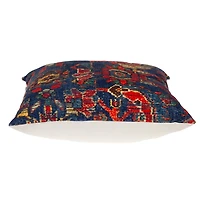 Blue Woven Tapestry Pillow