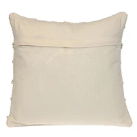 Ivory Knotted Diamond Pillow