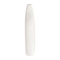 White Wood Cut Out Vase