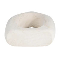 White Wood Cut Out Vase