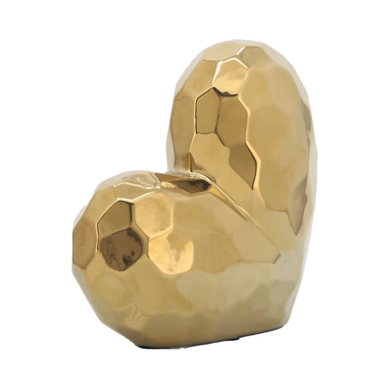 Gold Heart Figurine