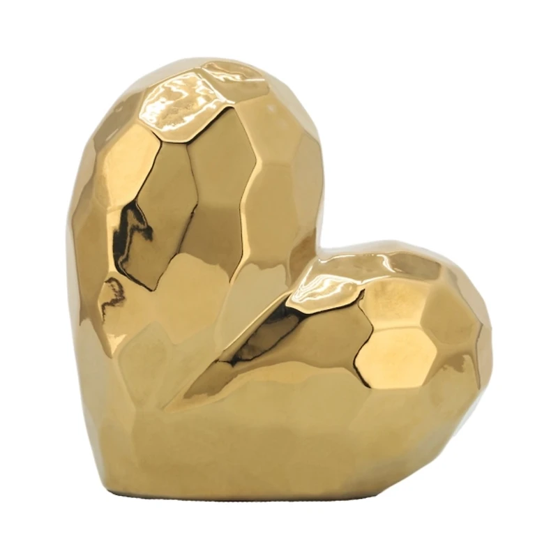 Gold Heart Figurine