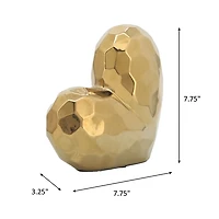 Gold Heart Figurine