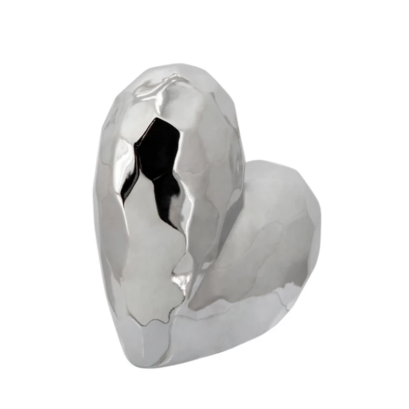 Silver Heart Figurine