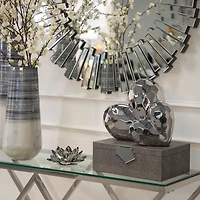 Silver Heart Figurine