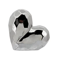 Silver Heart Figurine