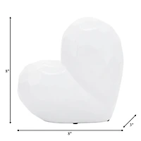 White Heart Figurine