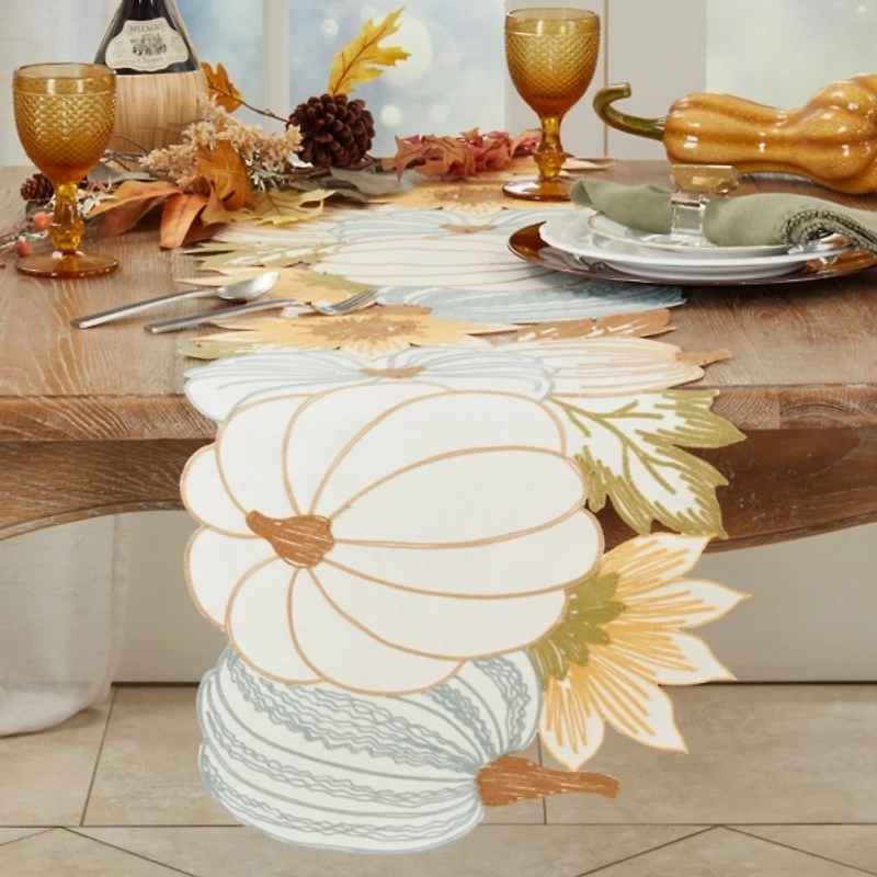 Harvest Haven Pumpkin Table Runner, 70 in.