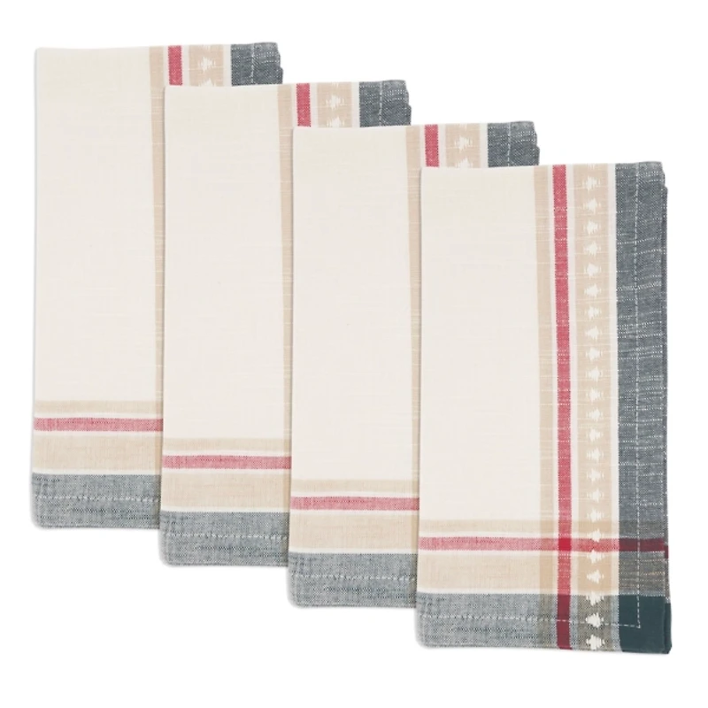 Merry Pines Cotton Napkins, Set of 4