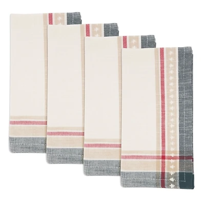 Merry Pines Cotton Napkins, Set of 4
