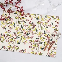 Red Berry Delight Cotton Placemats, Set of 4