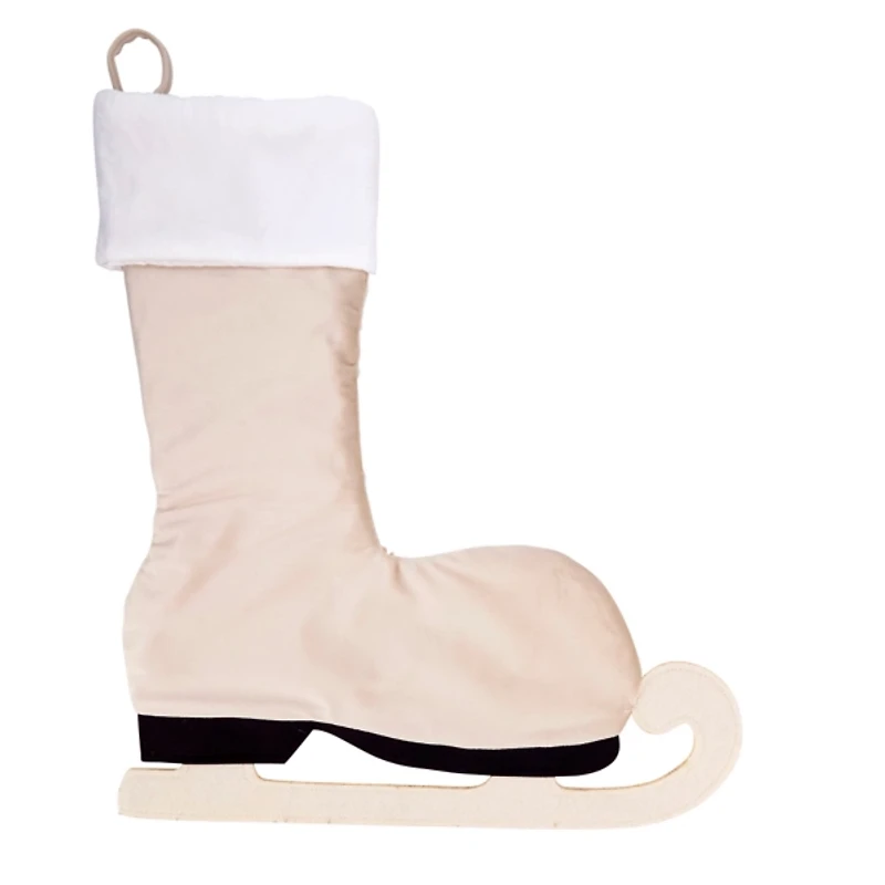 Tan Winter Skate Stocking