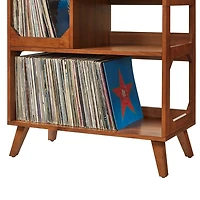 Asheville Walnut Record Player Stand, 32.5 in.