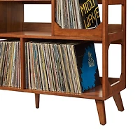 Asheville Walnut Record Player Stand, 47 in.