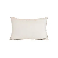 Tan Woven Geo Diamond Indoor/Outdoor Pillow