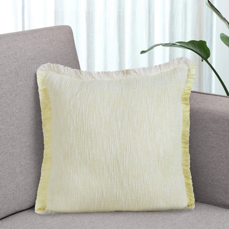 Lemonade Handwoven Appen Throw Pillow