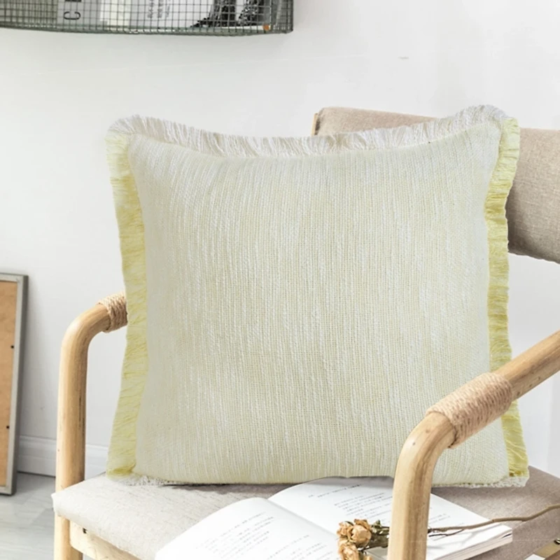 Lemonade Handwoven Appen Throw Pillow