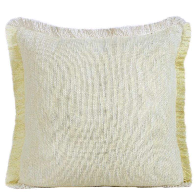 Lemonade Handwoven Appen Throw Pillow