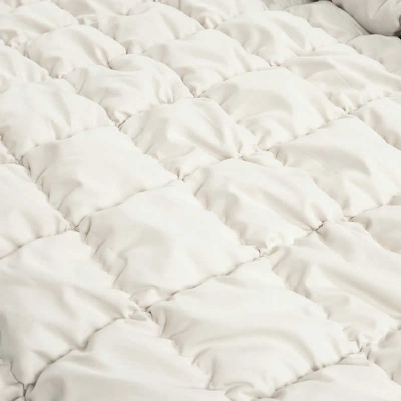 White Puff 3-pc. Full/Queen Comforter Set