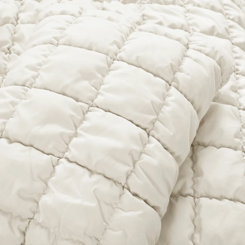 White Puff 3-pc. Full/Queen Comforter Set
