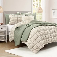 Neutral Puff 3-pc. Full/Queen Comforter Set
