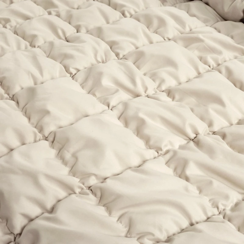 Neutral Puff 3-pc. Full/Queen Comforter Set