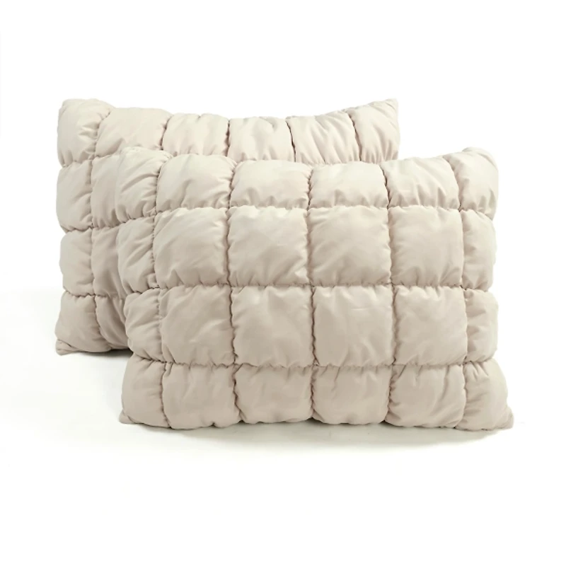 Neutral Puff 3-pc. Full/Queen Comforter Set