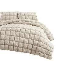 Neutral Puff 3-pc. Full/Queen Comforter Set