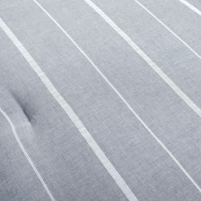 Blue Classic Stripe 3-pc. Full/Queen Comforter Set