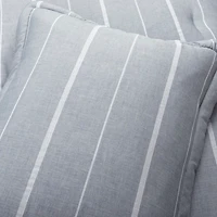 Blue Classic Stripe 3-pc. Full/Queen Comforter Set
