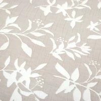Tan Floral Reversible 3-pc. Full/Queen Quilt Set