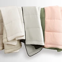 Coral & Sage Reversible 3-pc. Queen Comforter Set