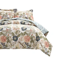 Floral Sydney Reversible 3-pc. Queen Comforter Set