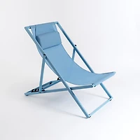 Powder Blue Slingback Outdoor Chair